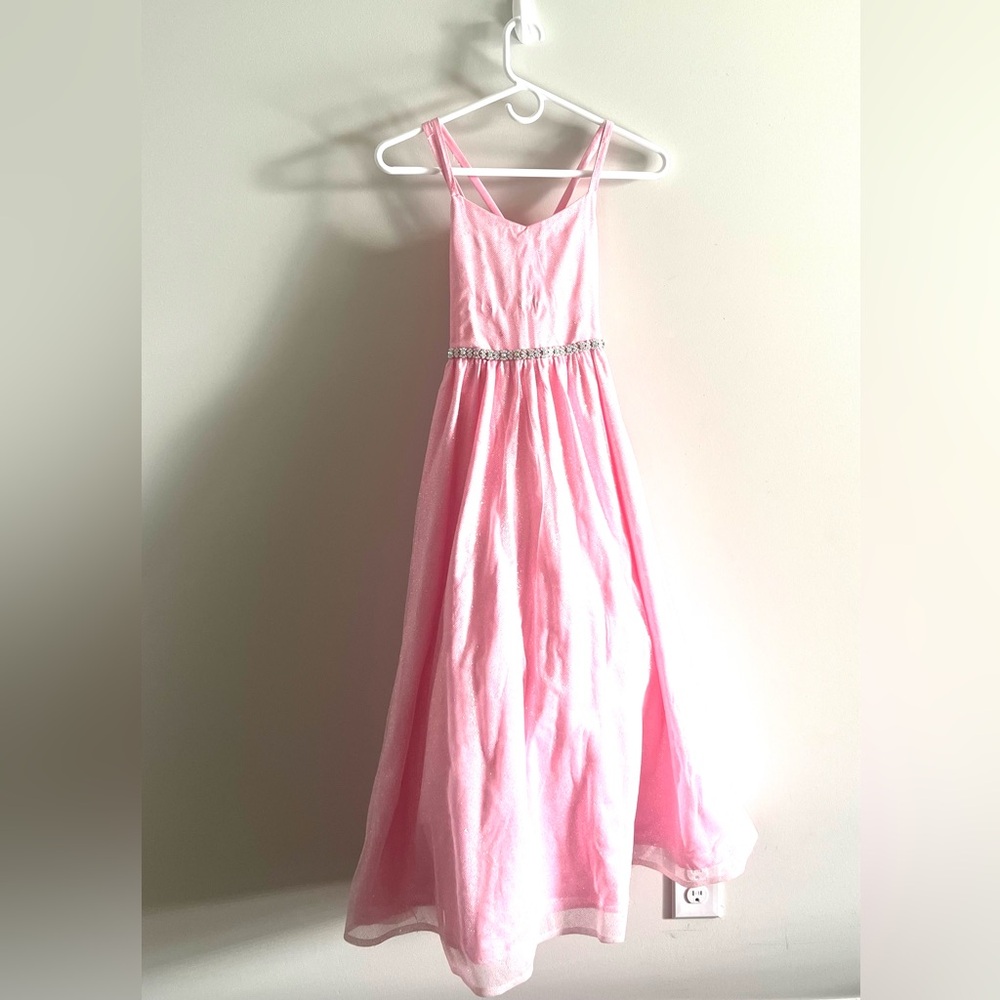 Sleeveless Lined Organza Dress